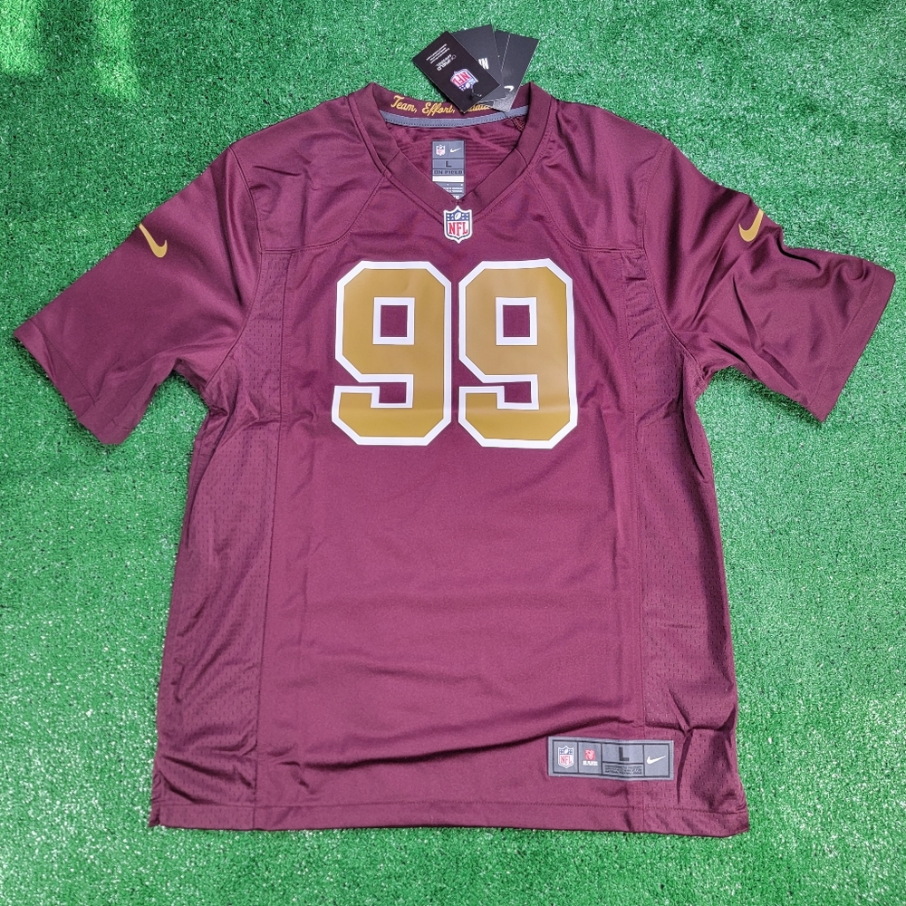 Nike Chase Young Washington Commanders Redskins NFL Football Jersey Sz Large New